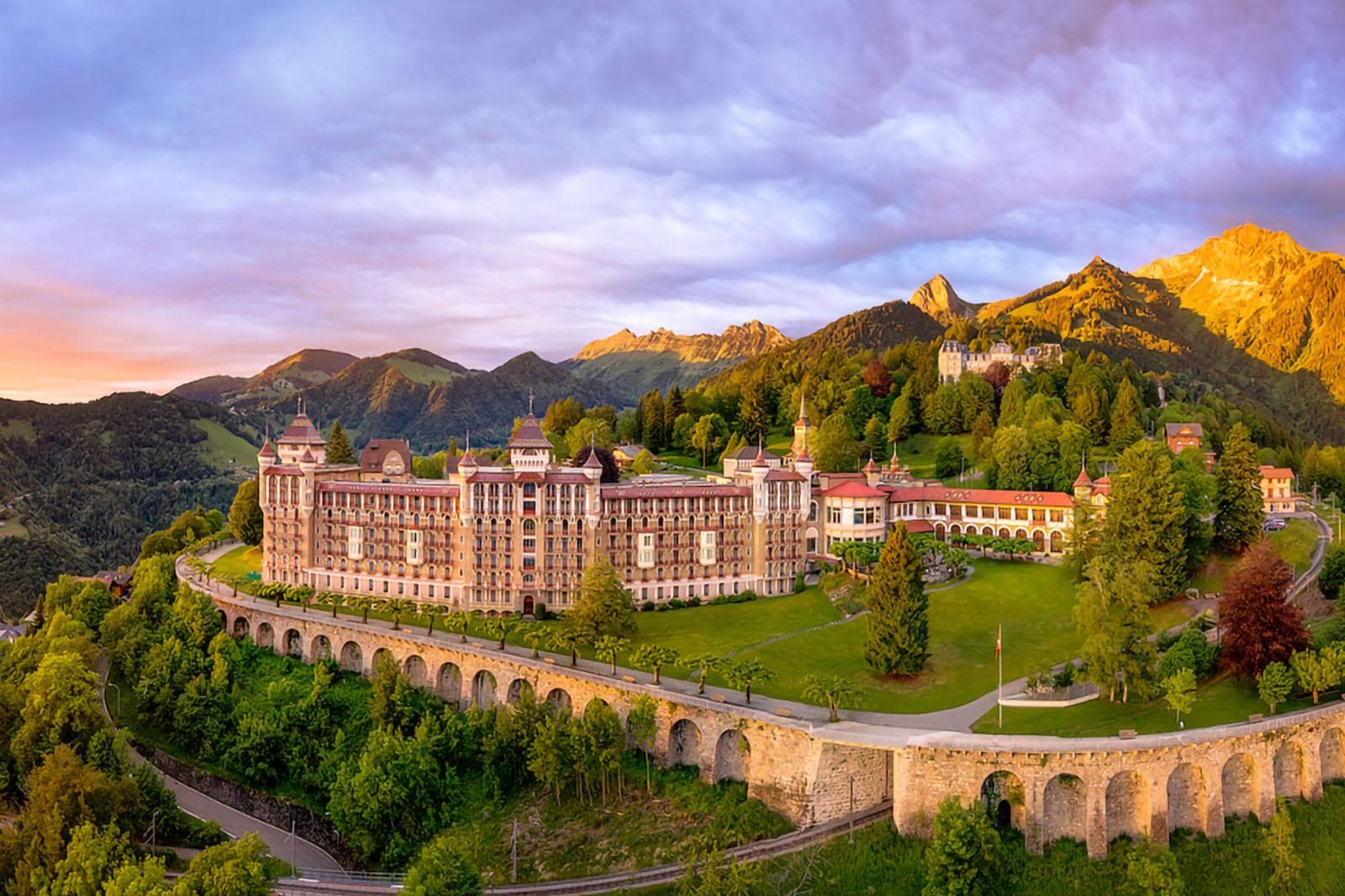 Swiss Hotel Management School campus in Caux